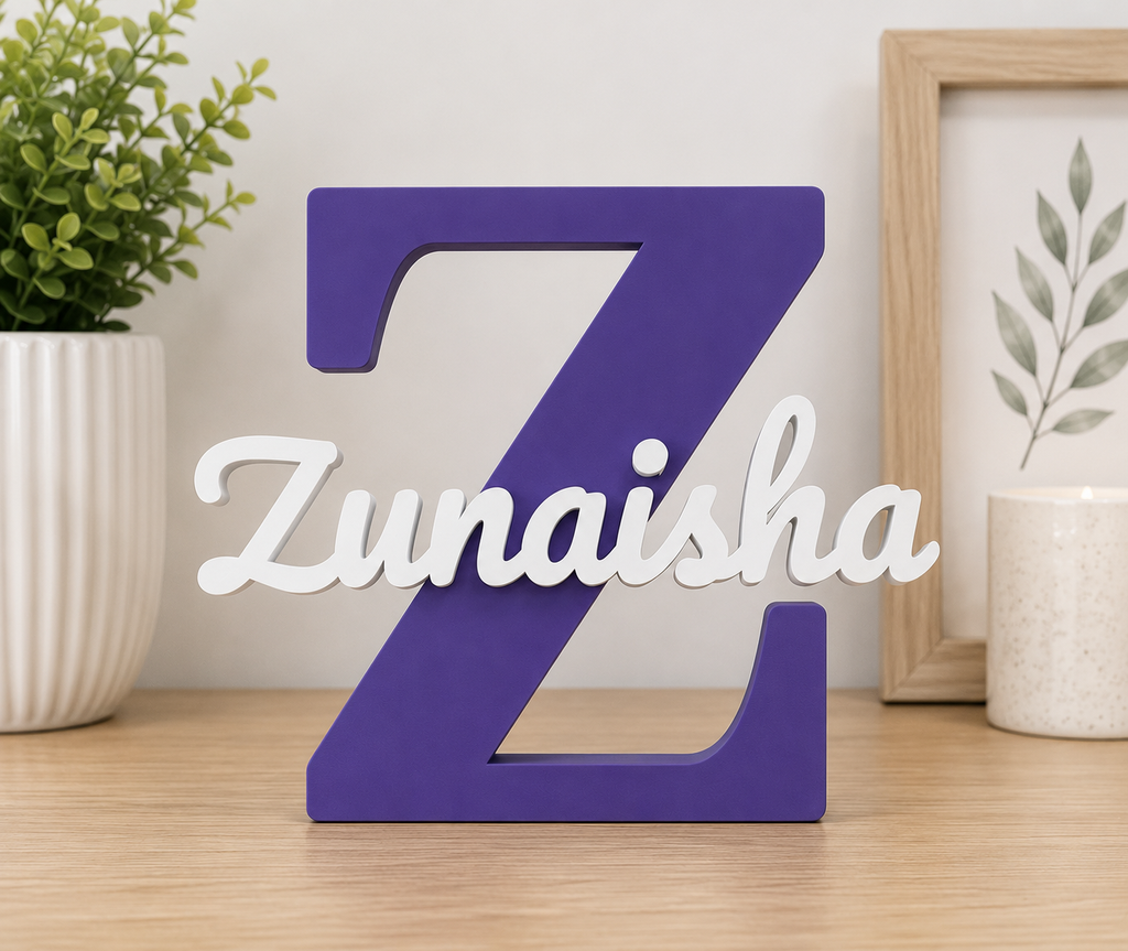 Personalised 3D Name Stand