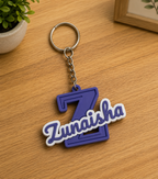 Personalized Initial Name Keychain