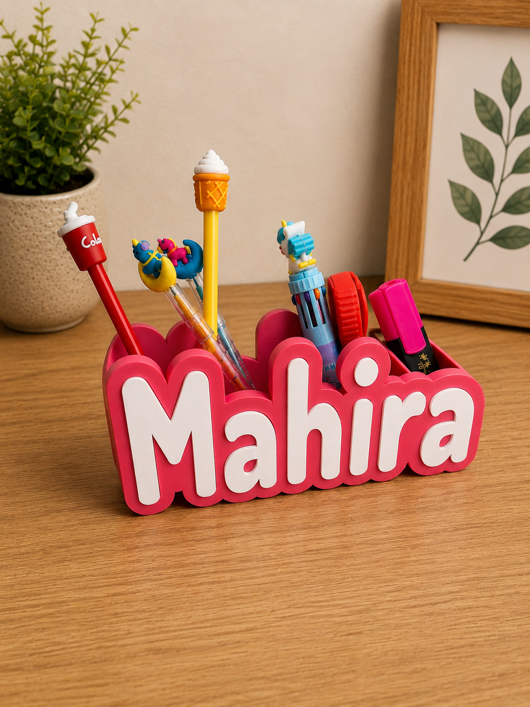 Personalised Name Desk Organiser