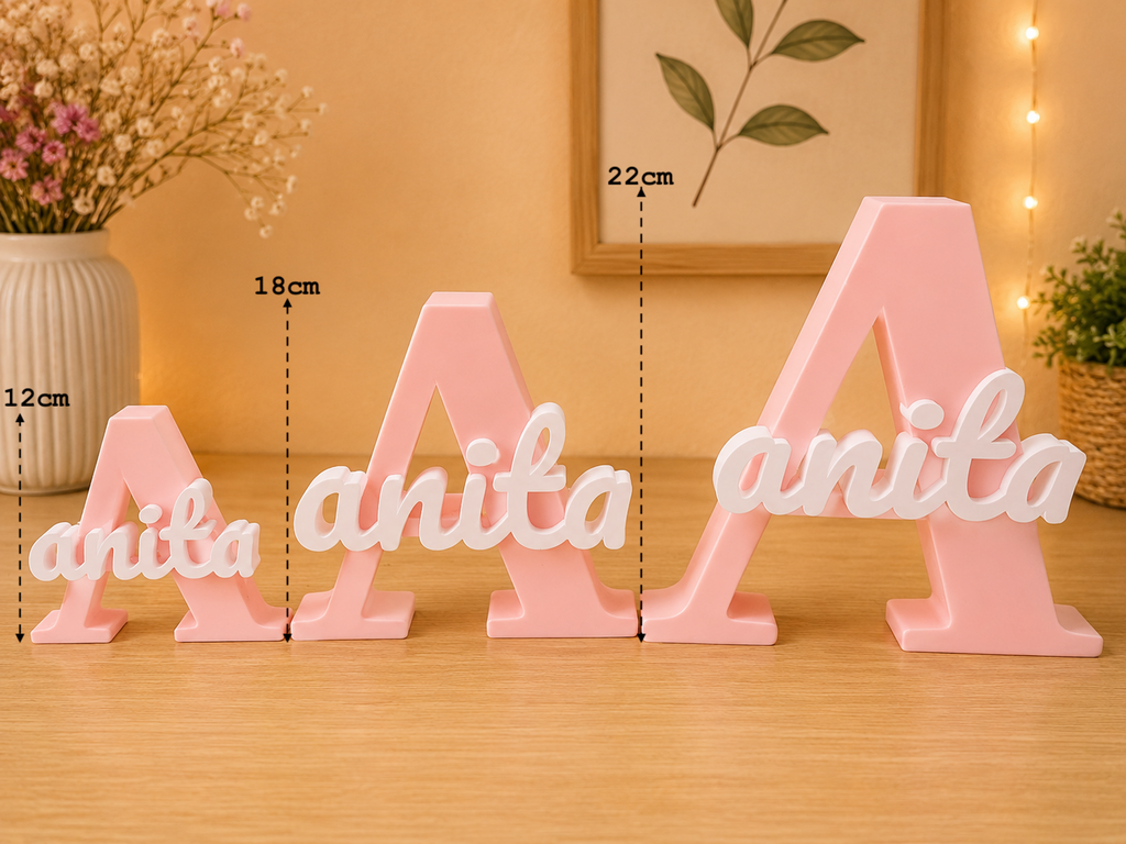 Personalised 3D Name Stand
