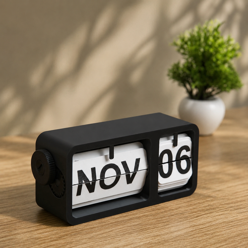 Black Flip Calendar