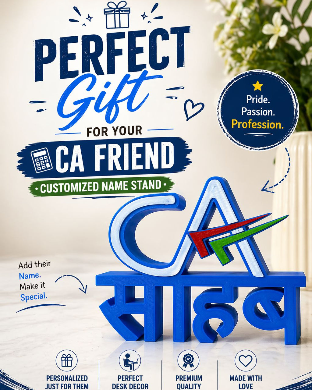 CA Sahab Quote Stand