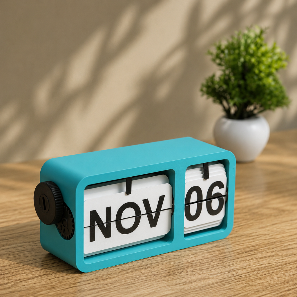 FlipFrame Desk Calendar