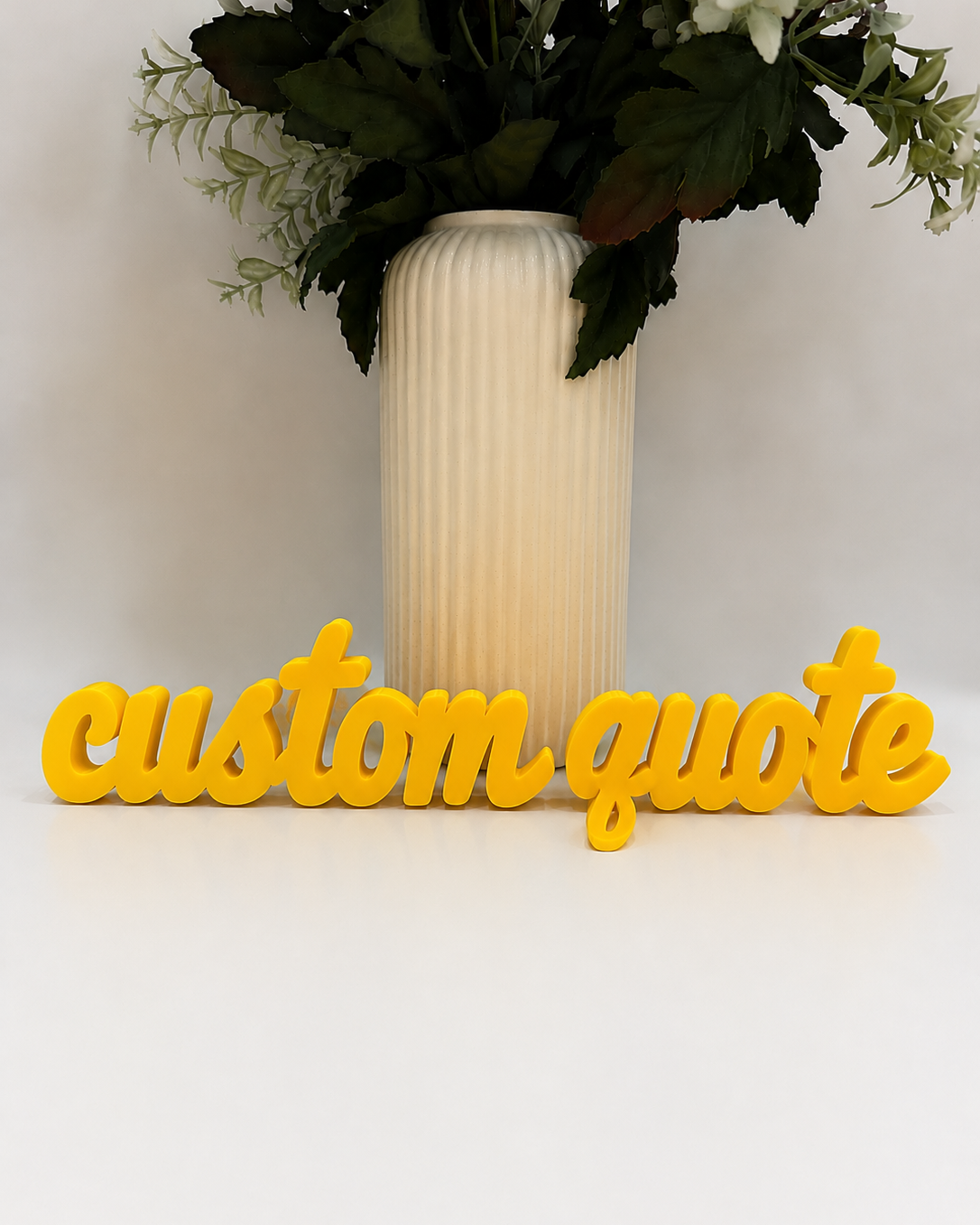 Custom text one line