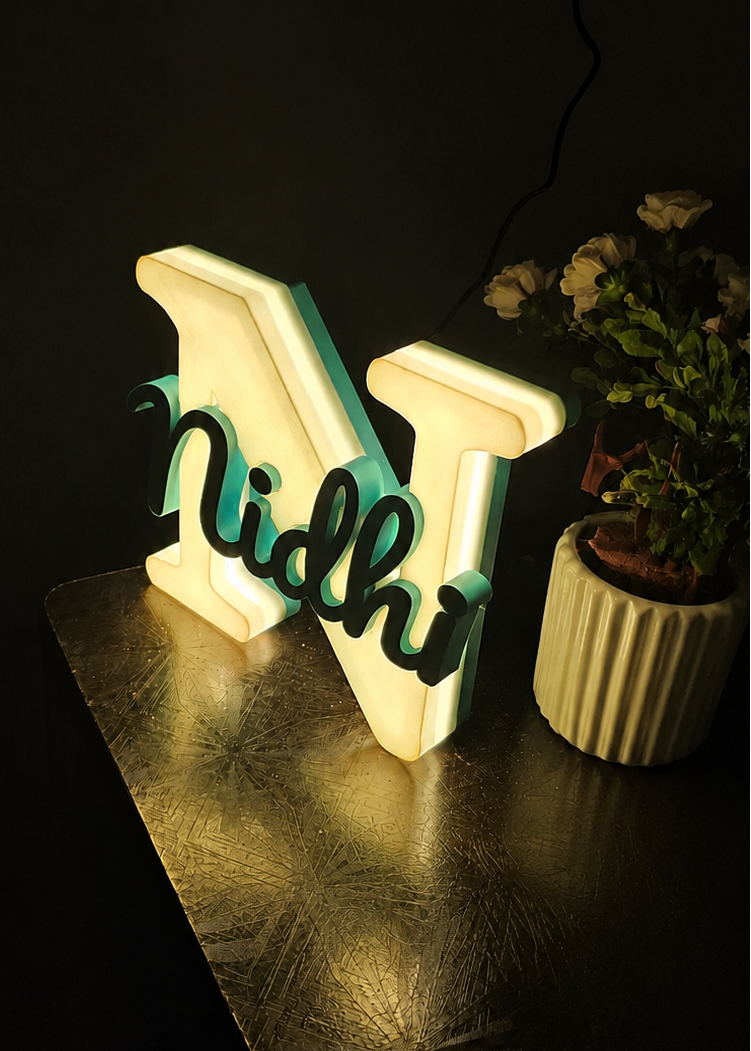 Personalized LED Name Stand