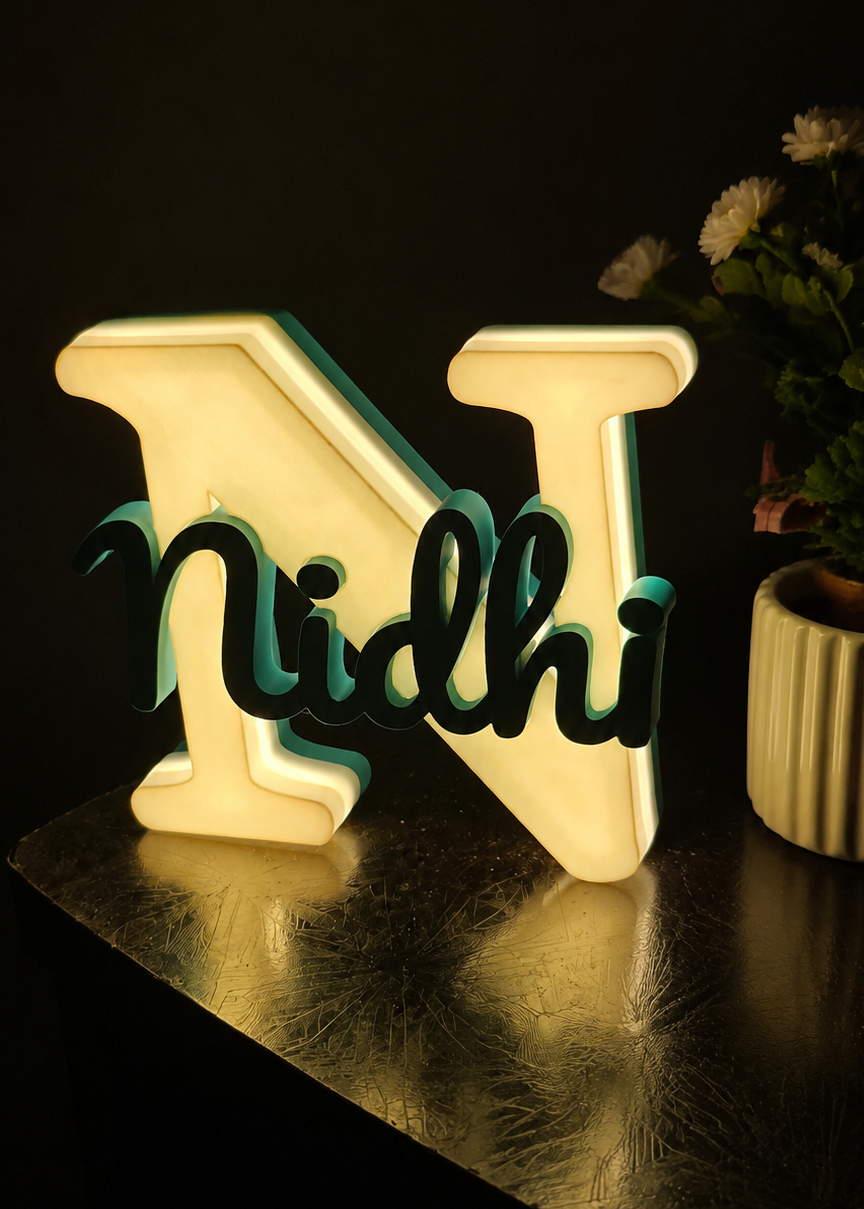 Personalized LED Name Stand
