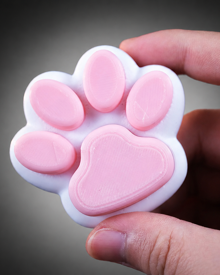 Paw fidget clicker