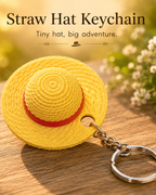 Straw Hat Keychain