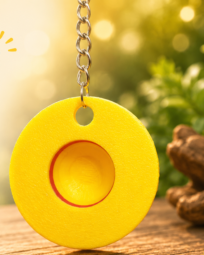 Straw Hat Keychain 3