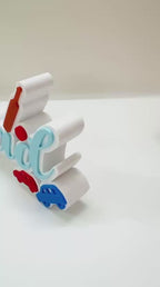 NameStand with Sports & Vehicle charms